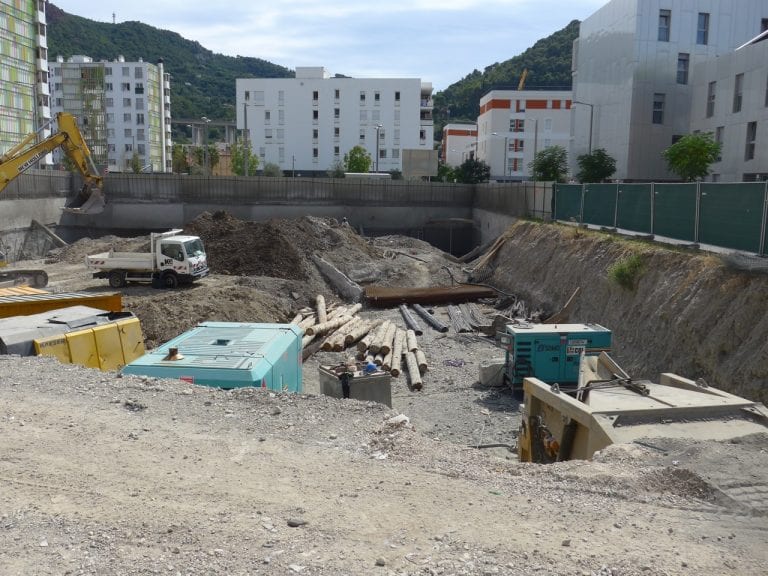 Chantier Boulevard Ariane