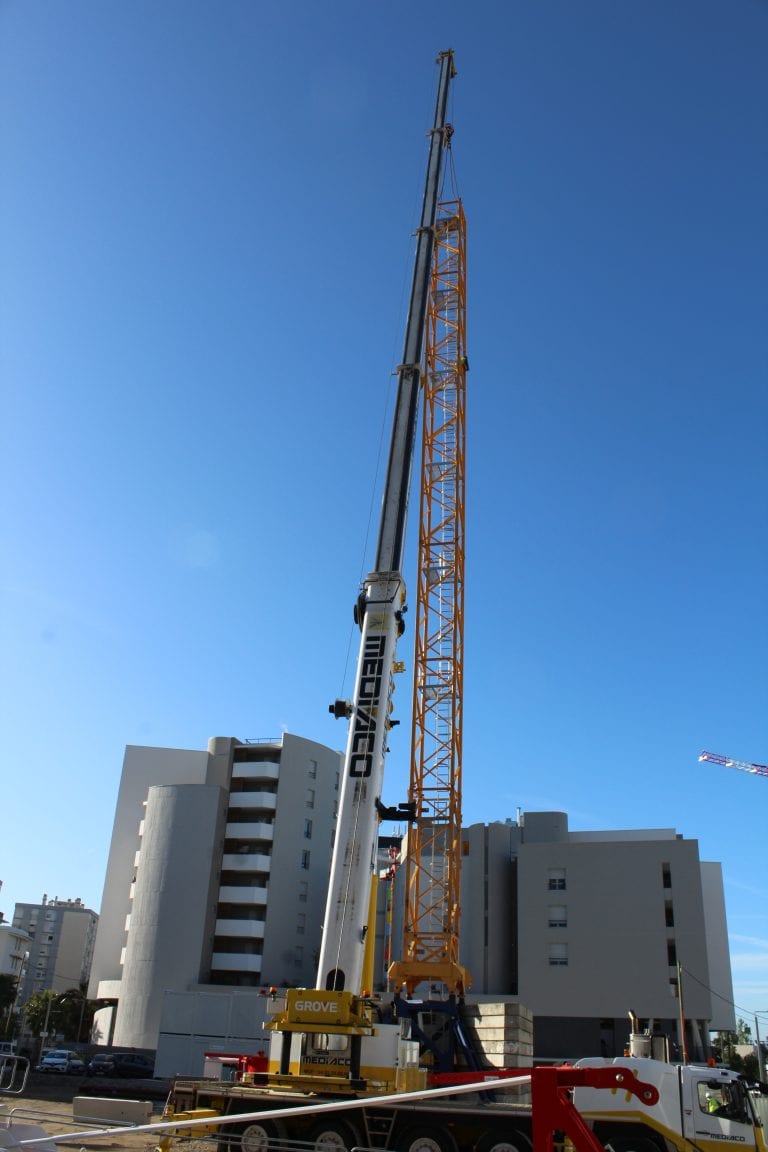 installation chantier Résidence Hotelière