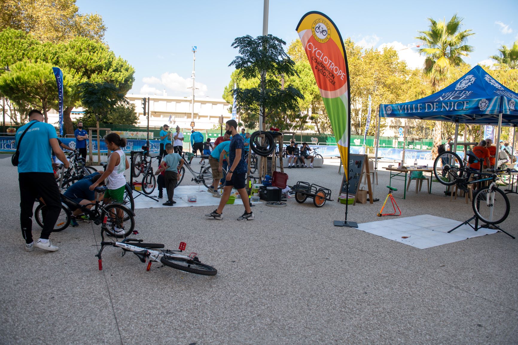 Atelier de réparation de vélos - Cyclotrope